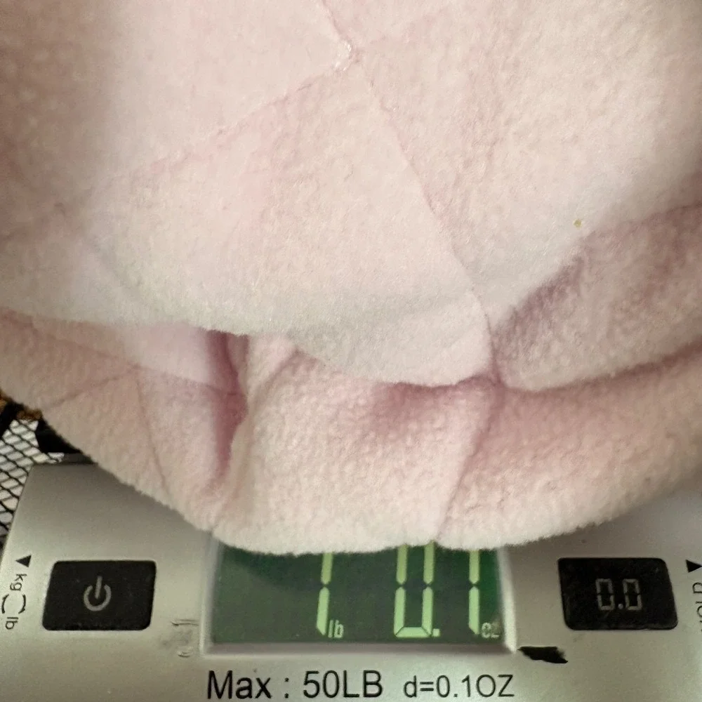 Wippette Bunting Snowsuit Baby Girl 3/6M Pink Quilted Fleece Teddy Bear Hooded‎